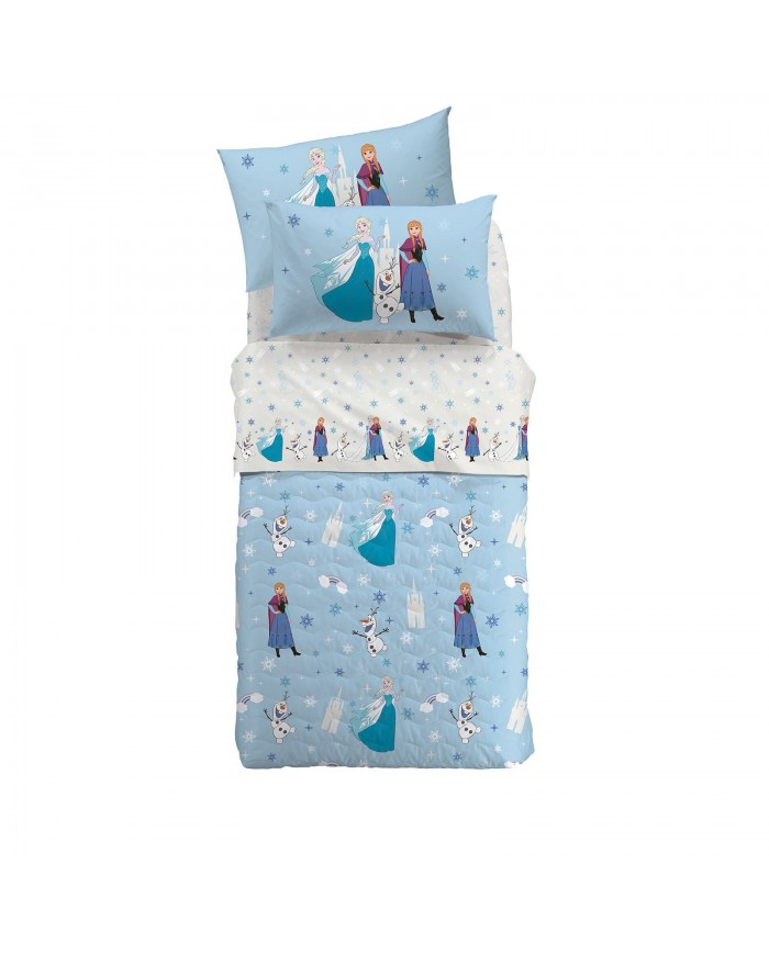completo-lenzuola-frozen-love-caleffi CALEFFI COMPLETO LETTO FROZEN - immagine 1